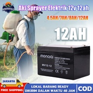 Aki 12a 12v sprayer hama elektrik / accu baterai 12 ah 12 volt / Aki Kering Sprayer Elektrik 12V 8AH