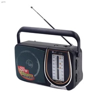 preferential☌Electric Radio Speaker FM/AM/SW 4band radio AC power and Battery Power 150W Extrabass