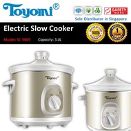 TOYOMI Electric Slow Cooker 5.0L / Stew Cooker | [SC 5005] -1 year warranty