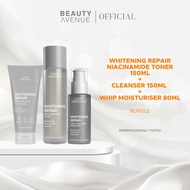 ♞Luxe Organix Whitening Repair Niacinamide Toner 150mL, Cleanser 150ml & Whip Moisturizer 80ml Bund