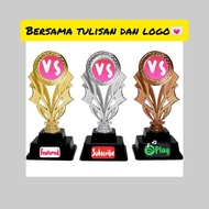 Trophy/Piala/plak/Plag/Cenderahati/Hadiah bersama tulisan