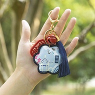 กระเป๋าพวงกุญแจเย็บปักจีนที่เก็บของพวกกุญแจกระต่ายกระเป๋าเล็กพวงกุญแจปีใหม่