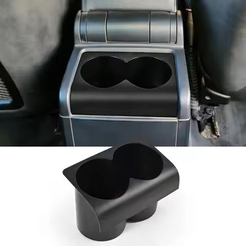 Rear Ashtray Dual Cup Holder Insert Center Console For BMW E46 Sedan Coupe Touring Wagon 1999 2000 2