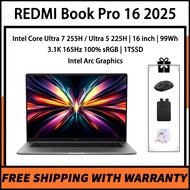 REDMI Book Pro 16 2025 Intel Core Ultra 7 255H/Ultra 5 225H  Intel Arc Graphics 16 inch 99Wh 3.1K 16
