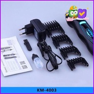 Original Kemei Km-4003 Rechargeable Washable Hair Clipper Original