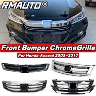 Accord Grill Chrome Silver Car Front Bumper Grille Racing Grill For Honda Accord 2003-2022 2008 2009