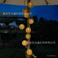 LED String Light Festival 10 Atmosphere Garden Light Garden Light Outdoor Solar Decoration Solar Rat