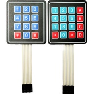 DIYables 3x4 4x4 Membrane Matrix Keypad for Arduino, ESP32, ESP8266, for Raspberry Pi