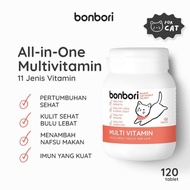 bonbori Cat Multivitamin | Suplemen Vitamin Kucing FREEZE DRIED | Bulu dan Kulit Sehat | Imun Kuat