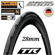 Continental Grand Prix GP5000 S TR STR Tubeless Ready Black Road Bike Tyre Made In Germany Singapor
