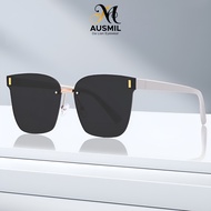 AUSMIL Women's Anti-Radiation Plastic Square Sunglasses F901