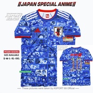 Japan FOOTBALL JERSEY SPECIAL ANIME TSUBASA 2024 2025 JAPAN JERSEY ANIME TSUBASA BLUE