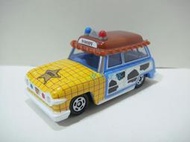TOMY TOMICA 多美 迪士尼 DM-19 胡迪警長吉普車警車 無盒【金隆優選】