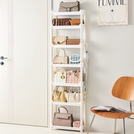 Corner Cabinet Shelf Behind Door Rack Shelf Narrow Storage Shelf Cabinet Ultra-Thin Wall Cabinet Mul