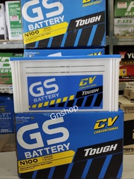 GS battery รุ่น95E41 -์N100=100 แอมป์เต็ม ยังไม่เติมน้ำกรดจากโรงงาน