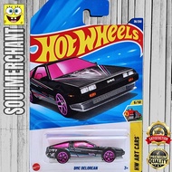 Hot Wheels DMC Delorean Black Diecast Sports Car