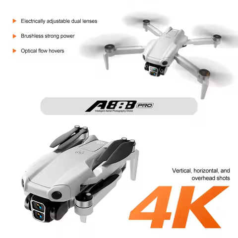 New A888 PRO Aerial Photography Drone Brushless Motor | Optical Flow Positioning | 360° Adjustable C