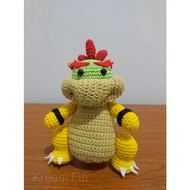Rya Amigurumi/Bowser Jr Knitted Doll/Baby Bowser
