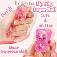 KANGNAI Bear Squishy Fidget Toys, Gummy Bear Funny Sugar Stress Ball Sensory Toys,  Soft Cute Squish