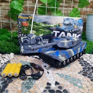 mainan mobil rc tank leopard anak - remote kontrol tank anak edukasi