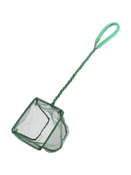 綠色魚鏟,適用於水族館魚缸,正方形魚網,捕魚撈網,魚蝦缸漁網,大&amp;小網眼尺寸
