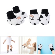 JN Scratch Mittens Socks Set Toddler Mitts Baby Mittens Cotton Gloves Footwear Baby Breathable Glove