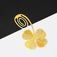 Chinese Style Bookmark 4 Piece Set Plant Classical Four-leaf New Clover Wedding Graduation Gift Meta