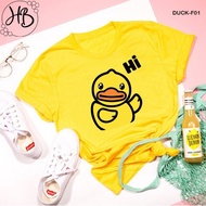 DUCK TSHIRT B DUCK DUCK T-SHIRT CUTE T-SHIRT COUPLE T-SHIRT