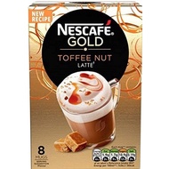 NESCAFE Gold Toffee Nut Latte / Double Choc Mocha / Caramel Latte / Vanilla Latte Coffee 8 Sachets