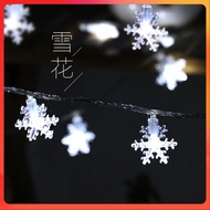 snowflake  Christmas light  LED lamp battery box light string solar Christmas