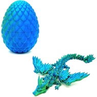 3D Printed Dragon with Wings and Egg, Surprise 3D Printed Egg with Flying Dragon Inside, 3D Printed 