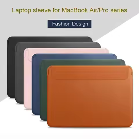 New Laptop Sleeve for MacBook Air 13 Case A2337 A2179 Pro 13 A2338 Waterproof Leather Laptop Bag for