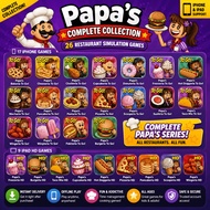 Papa's Complete Collection for iOS | 26 Restaurant Simulation Games | iPhone & iPad | Console PC Gam