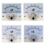 moon3 Rectangle Panel Mounted Current Meter Ammeter Tester 50uA 100uA 200uA 500uA