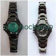 Casio Mr-G MRG-121TEC-1A men matte black titanium watch 啞黑鈦金屬男裝手錶 背底刻有結他手 Eric Clapton 簽名 limited ed