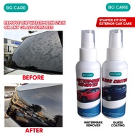 BG Care Watermark Remover / Glass Coating 100ML Glass Cleanser Effective Pencuci Cermin Kereta Stain