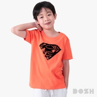 DOSH BOYS T-SHIRTS SUPERMAN เสื้อยืดคอกลมเด็กชาย PWSBT5006-OR (4-12)