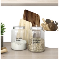 50 pcs CUSTOM LIST- Transparent Kitchen Sticker / Label | Sticker Barang Dapur - READY STOCK -