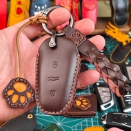 Peugeot Key Case Key Protective Case 5008 408 Citroen C5X Genuine Leather Key Case C4L C6 C3 C5X Fir