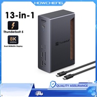 UGREEN Revodok Max 2131 Thunderbolt 5 Dock, 13-in-1, 120Gbps Transfer, Single 8K, Dual 6K60Hz Displa