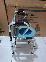 MULTIPURPOSE WALKER COMMODE CHAIR (WALKERSHOWER CHAIR COMMODE)