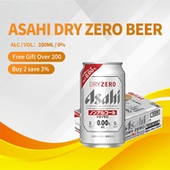 (Carton) Asahi Dry Zero Beer 0 Calorie 0 Sugar Non-alcoholic Can Beer 350ml 0% Japan Export