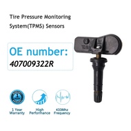 4ชิ้น407009322R 433MHz เซนเซอร์วัดความดันยางเซ็นเซอร์ TPMS สำหรับ Dacia Dokker Logan Fiat Mercedes-B