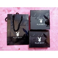 Playboy Men Casual Leather Wallet / Playboy Men Casual Leather Belt / Set Tali Pinggang dan Dompet P