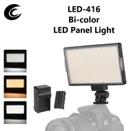 LED-416 LED 416 Bi Color LED Panel Light Slim and Portable Use for Makeup Artist