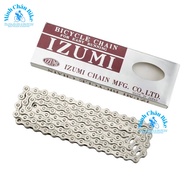 Japan IZUMI. Izumi Silver Bicycle Chain. Single Chain Speed 100L