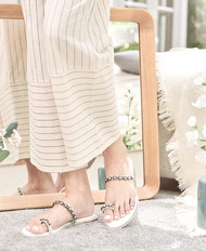 MINX Zophia รองเท้าแตะสวม สายคัดเพชร