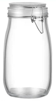 500ml 750ml 1000ml 1500ml Air tight Glass Jar Bottle BPA free Eco-friendly Food Grade Leak Proof Al