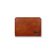 [All 3 colors] Levis Levis logo plate plain design eco leather double wallet [225183