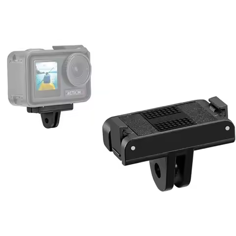 For DJI Osmo Action 5 4 3 Nano Magnetic Two Claw Adapter 1/4 Thread Universal Port For DJI Action 5 
